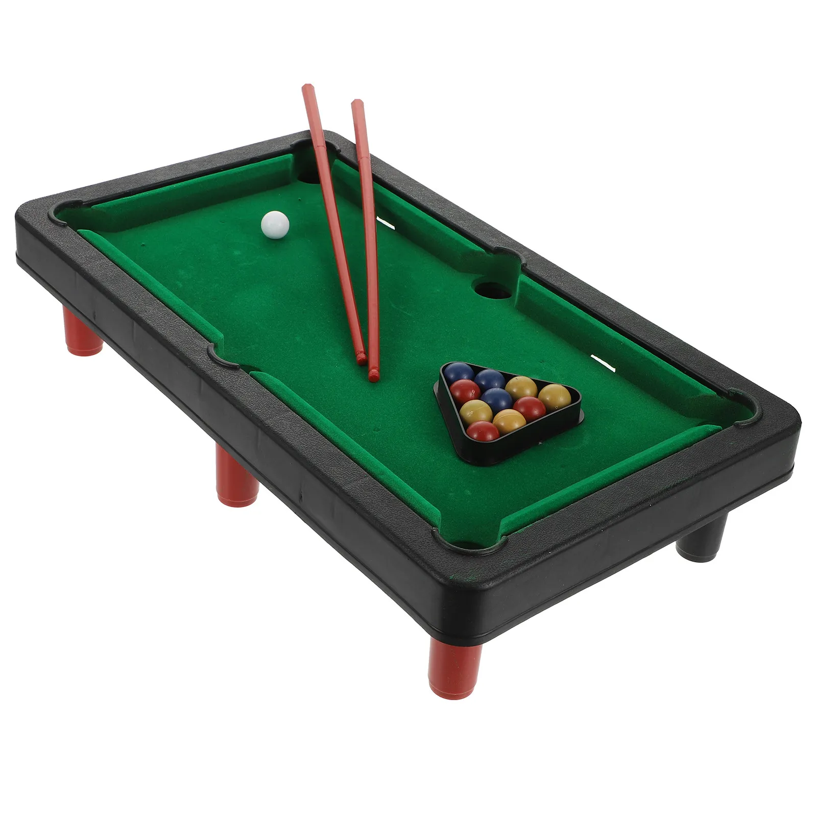 

1Set Mini Desktop Billiard Game Sturdy Interactive Parent- Educational Indoor Table Plaything Mini Desktop Billiards