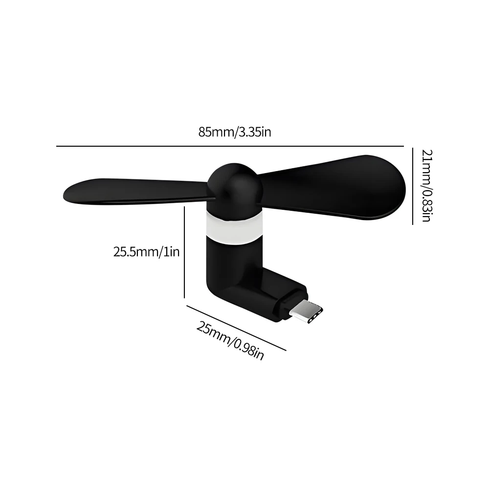 Universal Type-C Portable Phone Cooler Mini Cooling Fan for All Phones