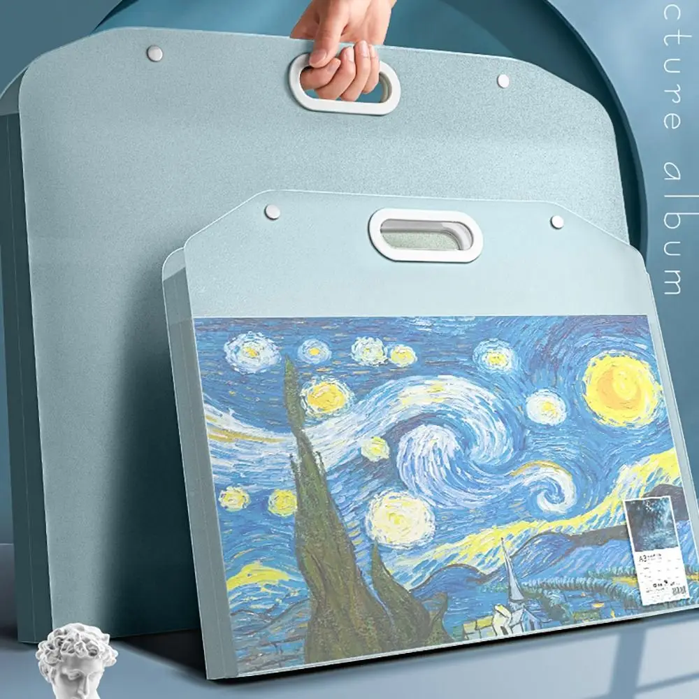 

Высококачественная папка для файлов A3/4K, портативный водонепроницаемый фотоальбом, органайзер для бумаги 4K/8K/16K, студенческий подарок