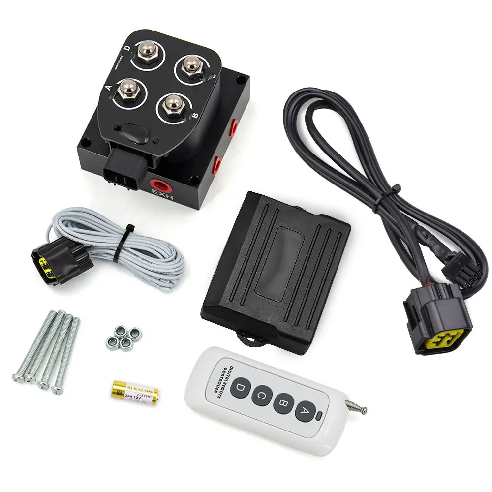 

12v Solenoid Valve Air ride Suspension manifold valve with remote controller 0-200psi