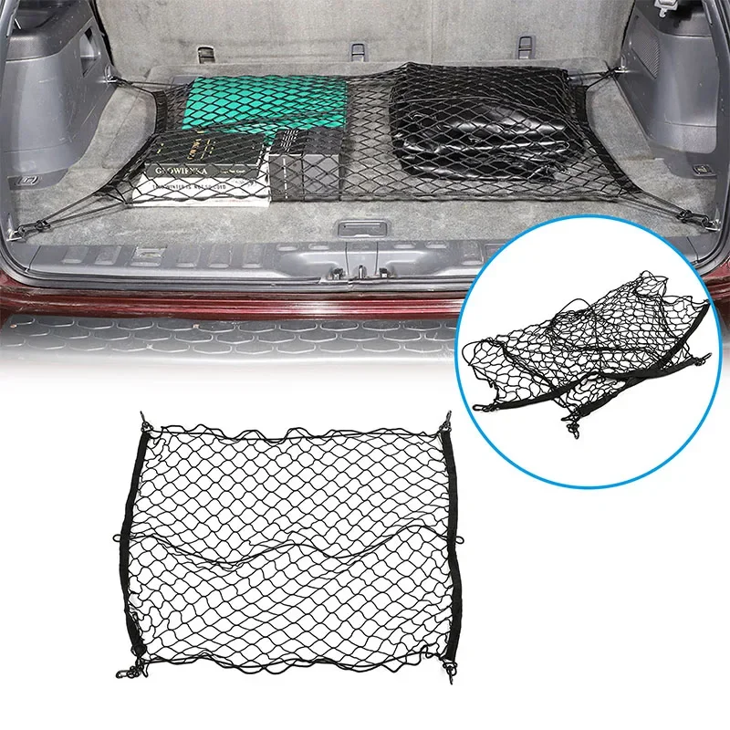 

For Honda Pilot 2003-2008 Black Nylon Car Trunk Net Luggage Storage Organizer Bag Rear Tail Mesh Network Accessories