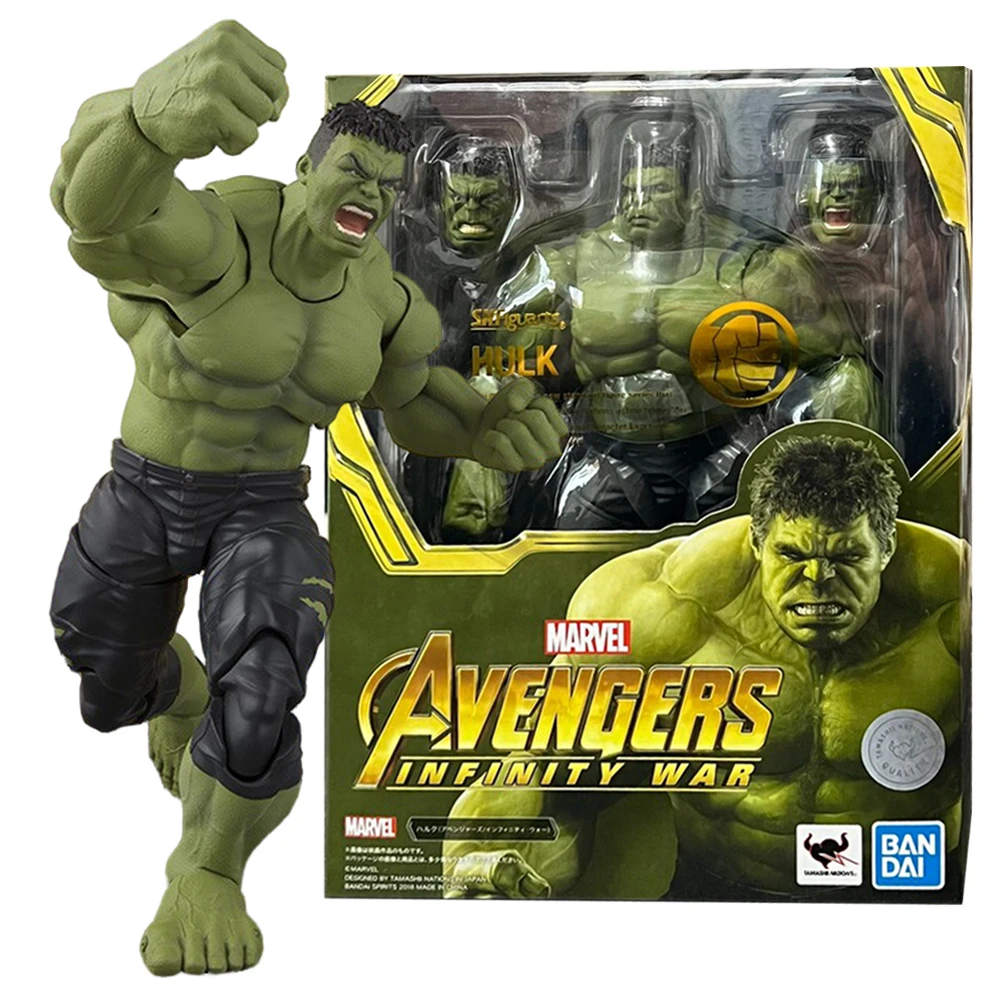 25CM BANDAI Anime Hulk Figur Ersatz S.H.Figuarts Modell Spielzeugpuppe Sammlerstück Geschenk Actionfigur PVC