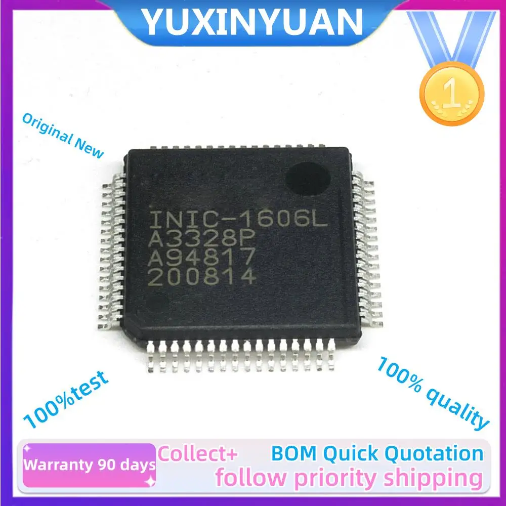 1PCS And New Original  INIC-1606L INIC-1606 QFP64 IC Chip  IN STOCK 100%Test