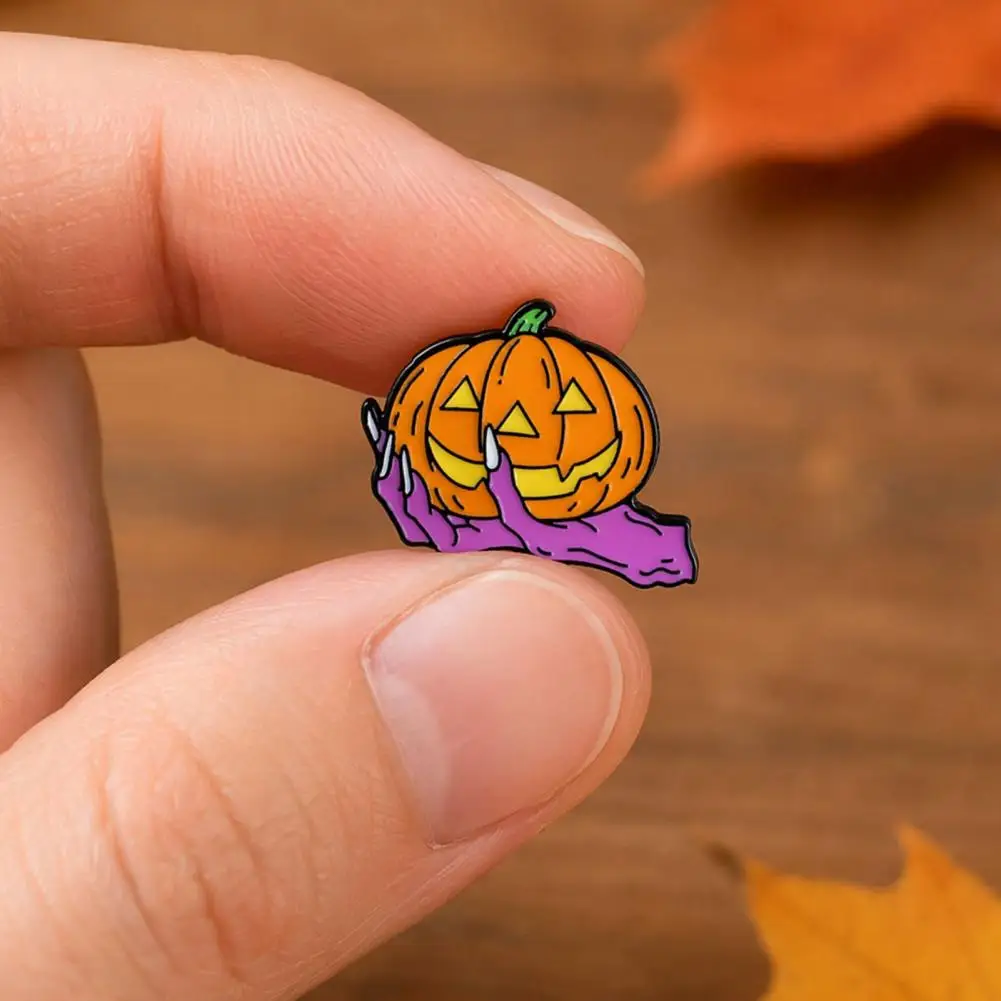 Clothes Accessory Halloween Cartoon Ghost Brooch Spooky Pumpkin Tombstone Lapel Pin Clothes Backpack Decoration Accessories