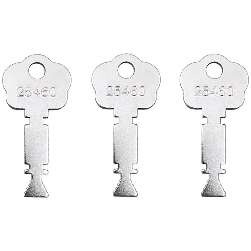 [NEW!ABAG】 For Fire Fighter' S Tools- 3Pcs 25460 For Fire Alarm Master Box Keys For Gamewell, Elevator& Christmas Tree Use