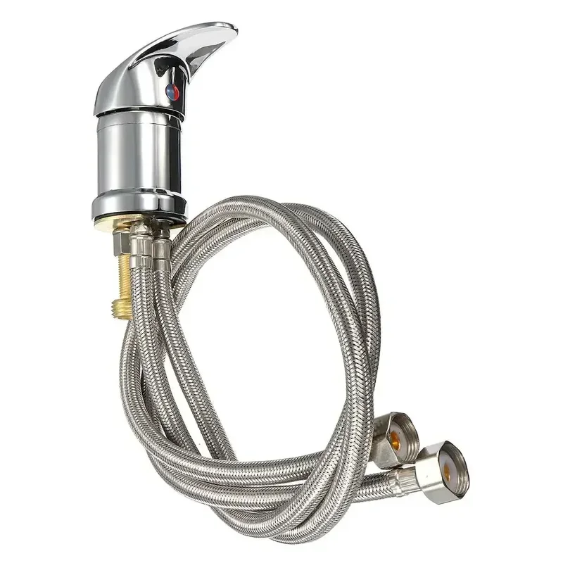 Hair Salon Shampoo Sink Faucet Set Hot Cold Mixer Tap Spray Hose for Beauty Salon Spa Shampoo Bowl Replacement