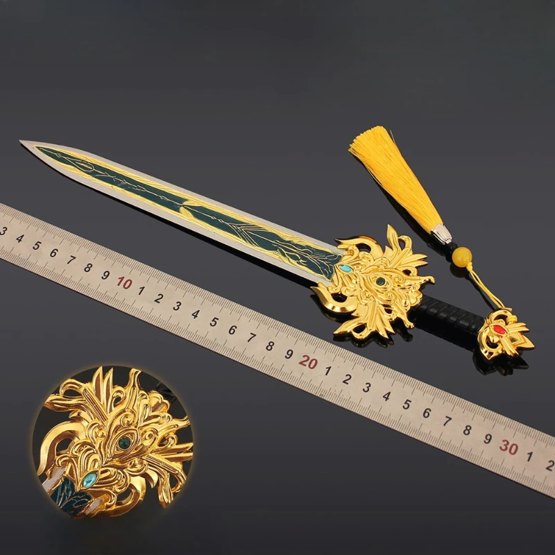 30 cm/11,81 Zoll China Film- und TV-Peripheriegeräte Zwölf Schwert Waffenmodelle Luanfei Antikes Schwert Requisiten Sammlungen Ornament Jungenspielzeug