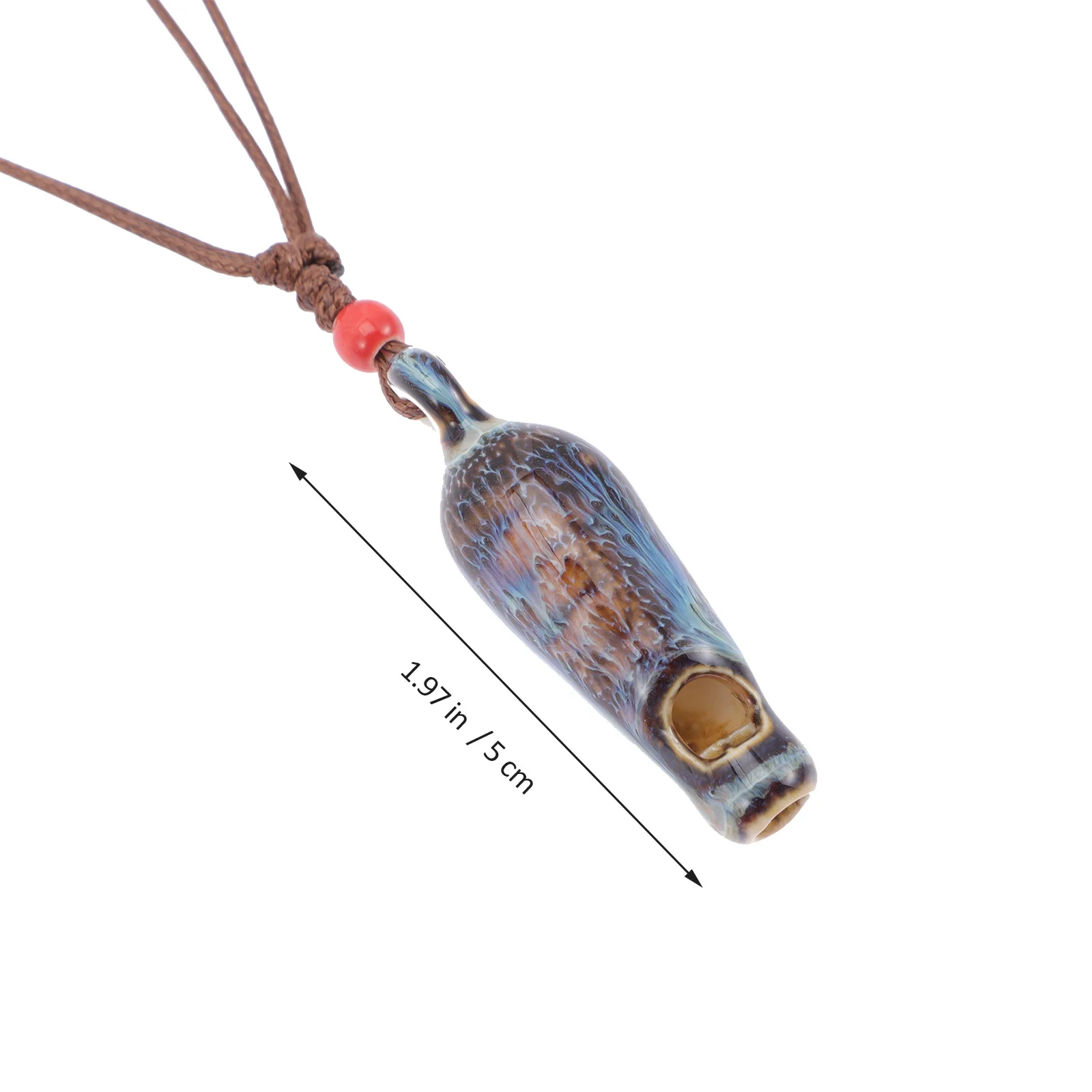 3 pezzi fischietto in ceramica a forma di carota sicuro durevole per bambini musica potenziale coltivazione fischietto cartone animato tromba giocattolo