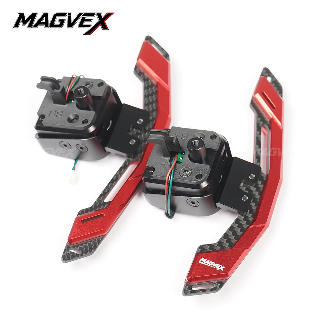 MAGVEX Magnetic Paddle Shifter For Audi B8 A1 A3 A5 A6 A8 Q3 Q5 Q7 Q8 S3 S5 SQ5 SQ8 RS3 RS5 RSQ5 Layered Carbon-Aluminum Design
