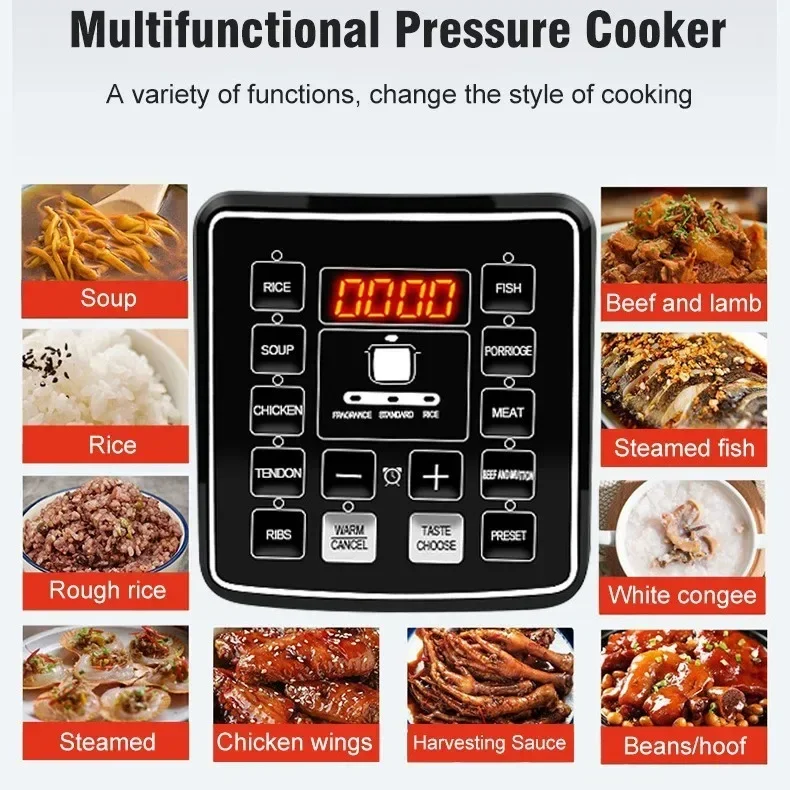 YYHC-Household large capacity multifunctional electric pressure cooker fast cooking factory direct transport