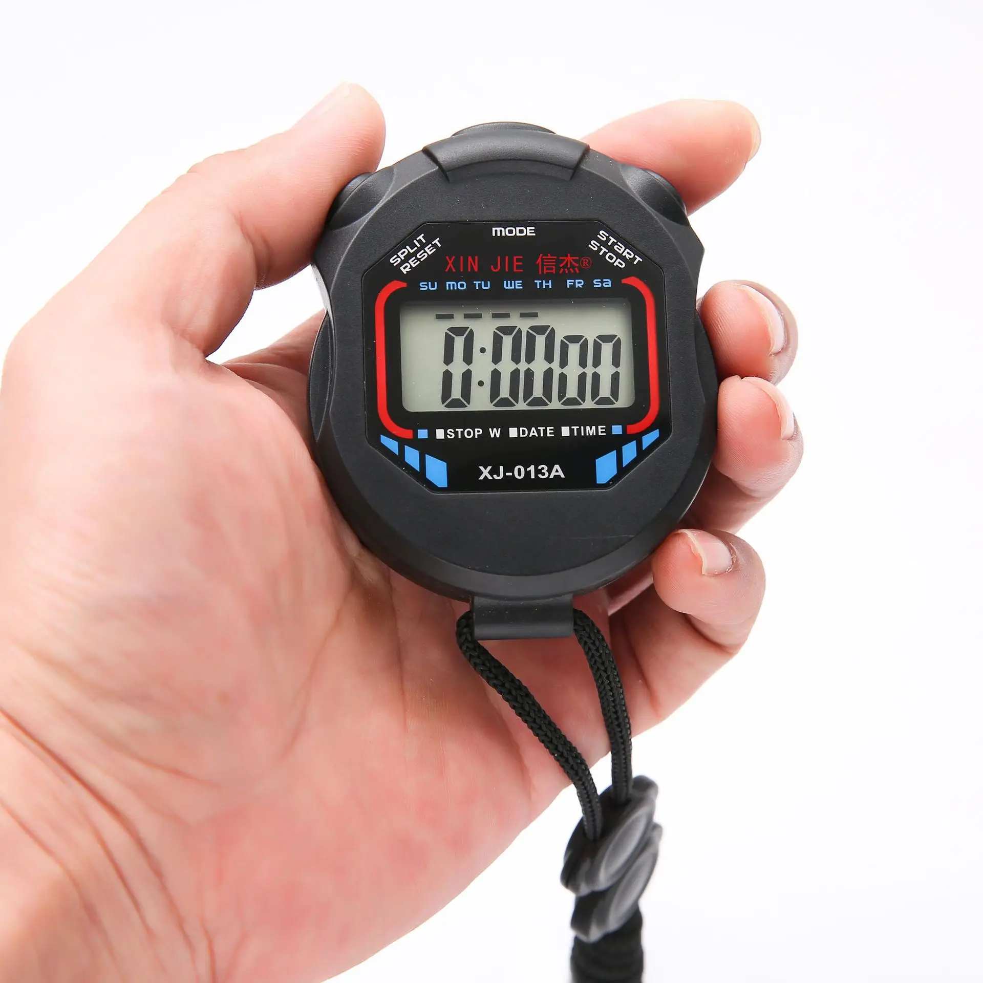 New Classic Waterproof Digital Professional Handheld LCD Handheld Sports Stopwatch Timer Stop Watch with String Timers Stopwatch