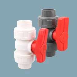 ID 20 ~ 50mm rury piłka PVC złącze zaworu złącza rur hydraulicznych rolnictwa nawadnianie ogrodu akwarium Adapter