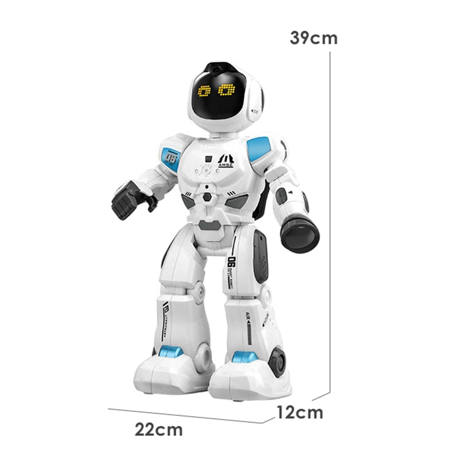 New Remote Control Robot Large-Capacity Battery Intelligent Programming Singing And Dancing Touch Function With LED Light