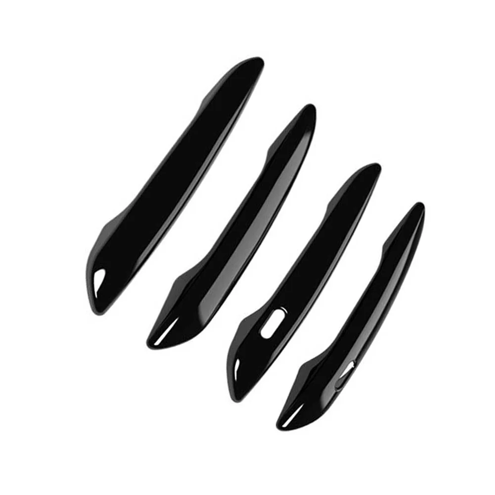 Door Handle Cover Trim Sticker Set for Mazda CX60 2022 through 2025 Constructed from Robust ABS Anti-Scratch Material
