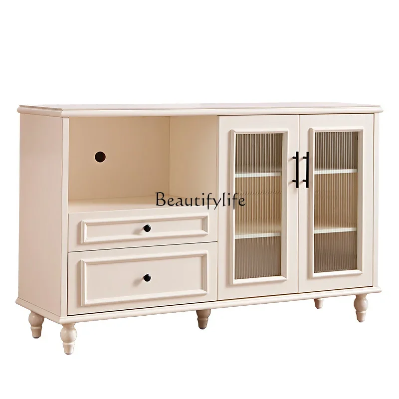 

FG28Slate American dining side cabinet Small apartment storage storage side cabinet against the wall