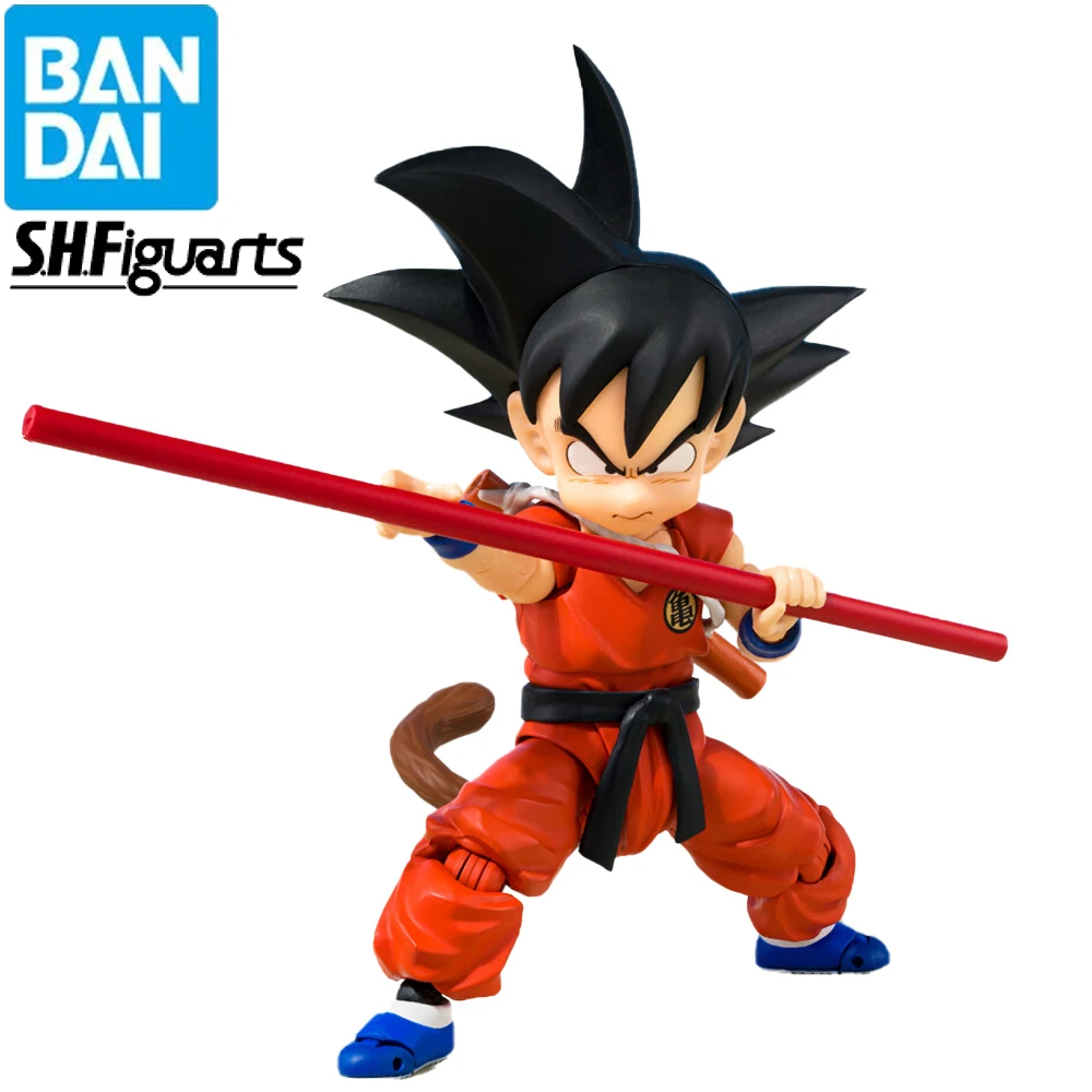 

Stocked Original BANDAI S.H.Figuarts Dragon Ball Son Goku Innocent Challenger Action Figures Collectible Model Toys Gifts