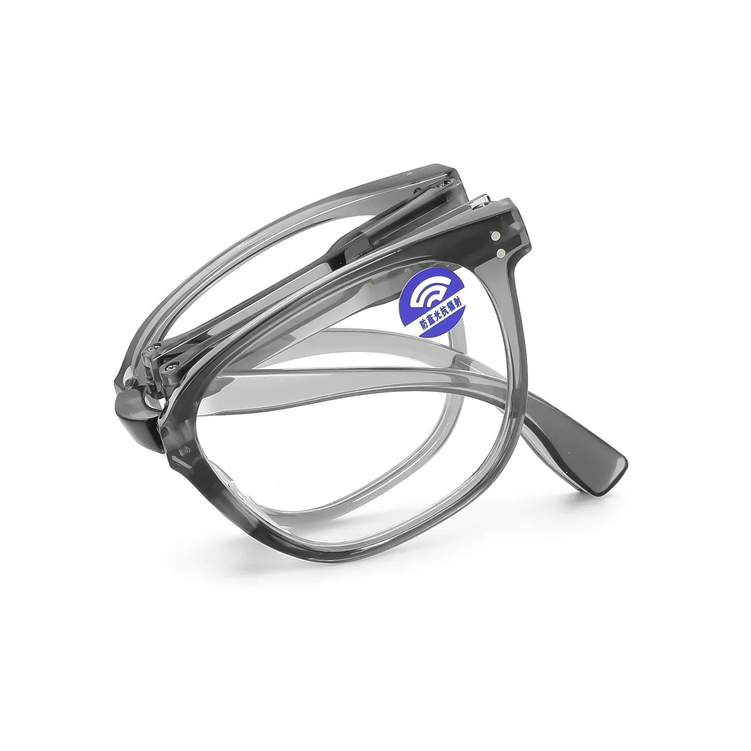 Lesebrille für Männer und Frauen, faltbar, blaues Licht blockierend, hochwertige tragbare Brille für das tägliche Büro – Detail 13
