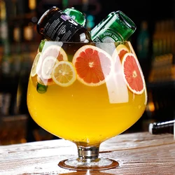 3000ML Oversized Beer Glass Giant Overlord Creative Internet Celebrity Large Capacity Tricky DraftSpoof Wine Glass Fish Tank