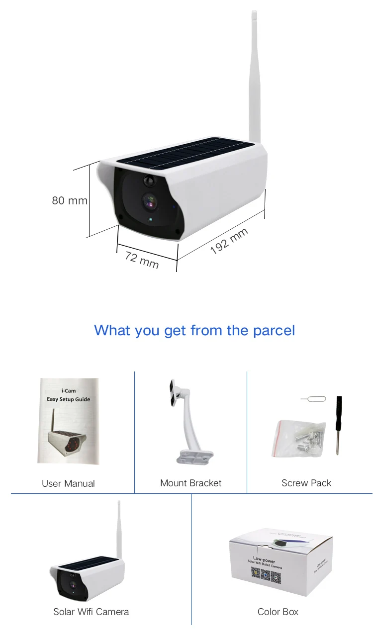WirelessSolar esterno 3G 4G WIFI Sicurezza Energia solare 4g Sicurezza solare