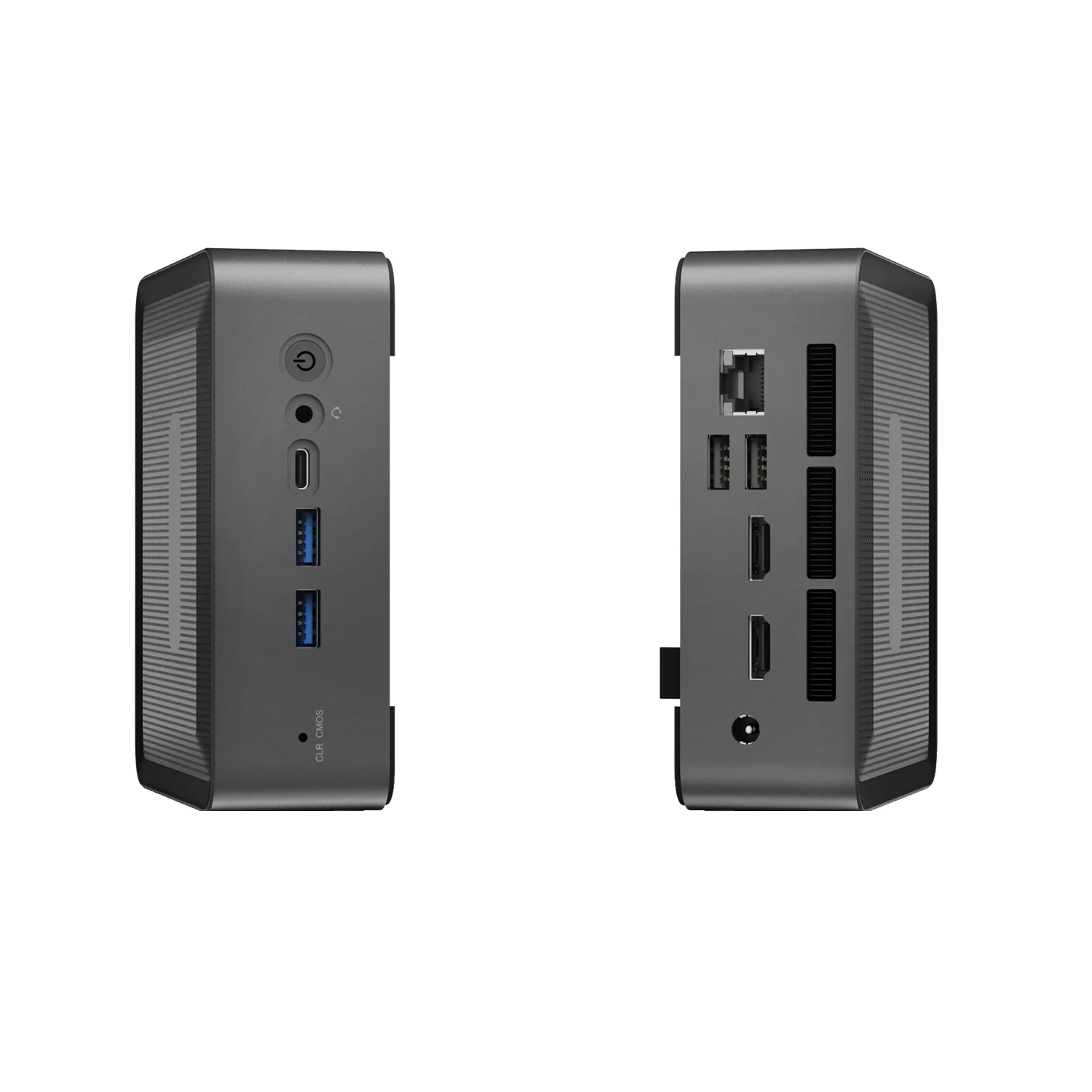 3*Screen Display with 2*HD 1* Type-C Mini PC AMD Ryzen R7 5825U 2*DDR4 NMVe WiFi6 Small Pocket Computer Windows 11 Cheap MINIIPC