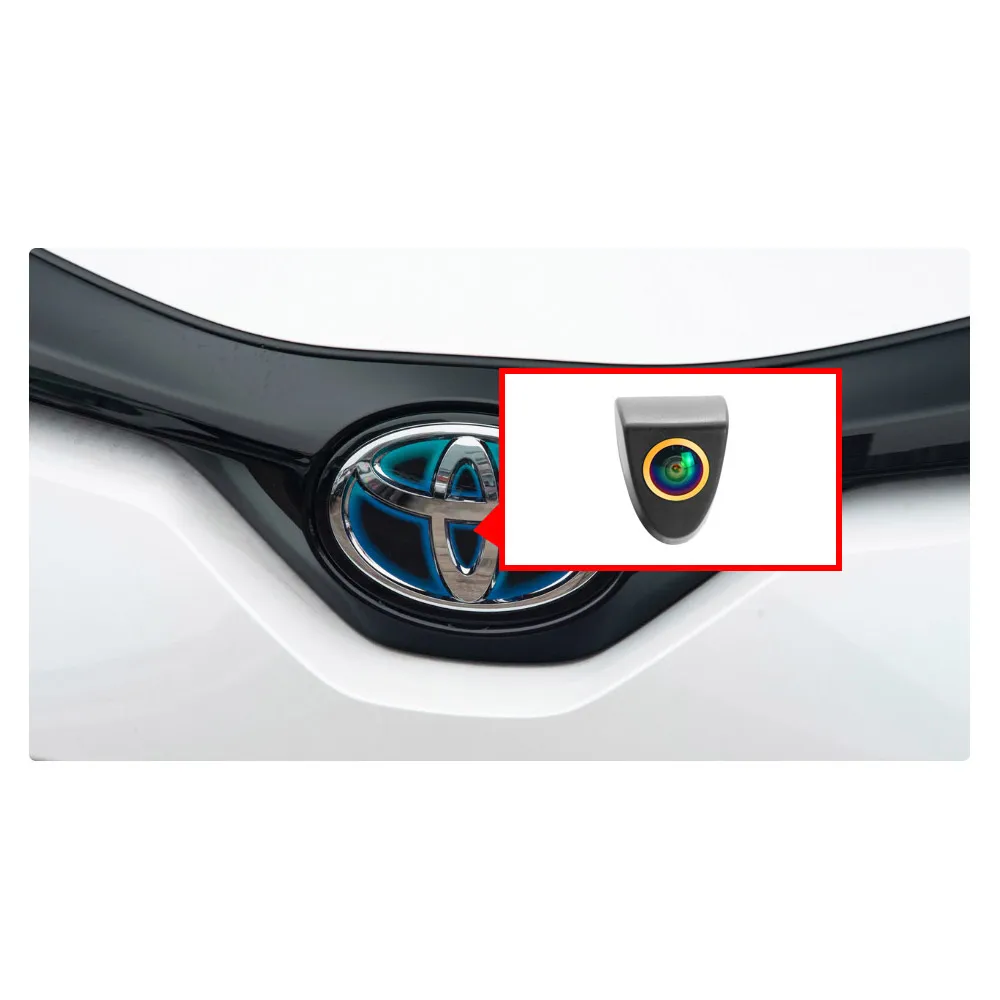 AHD 1080P Front View Logo Camera For Toyota Camry Prius Yaris Hilux Vizi Reiz FJ Veranda Cruiser Corolla RAV4 HD Parking Camera