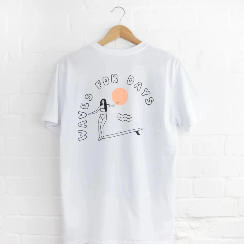 

In the summer of 2025 new surf beach fashion trend clothing print luxury brand cotton men's and women's short-sleeved T-shirts