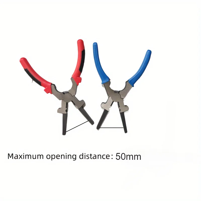 8-inch Electric Welding Auxiliary Protective Pliers Carbon Steel Gas Welding Long Nose Clamping Pliers Multi-function Impact Cut