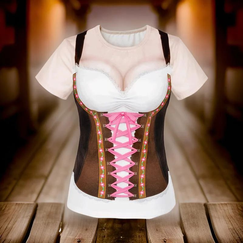 Harajuku جديد ثلاثية الأبعاد مهرجان أكتوبر الألماني البيرة مهرجان تي شيرت مطبوع ألمانيا البيرة مهرجان زي الجرافيك تي شيرت ملابس رجالي