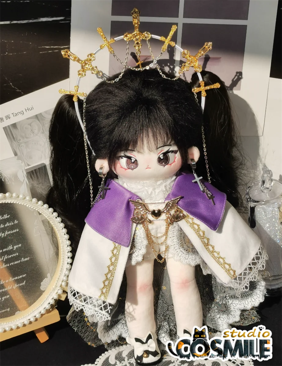 Gorgeous Virgin Pray Queen Church God Goddess Angel Dress Stuffed 20cm 25cm 30cm Plush Toy Doll Accessories Doll’s Clothes YM