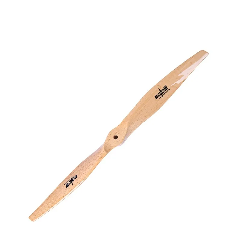 Genuine Sunnysky EOLO 18x12 Beech Wood Propeller, Two‑Blade Solid Wood Prop for 80‑90E RC Fixed‑Wing Aerobatic Airplane 1 Unit