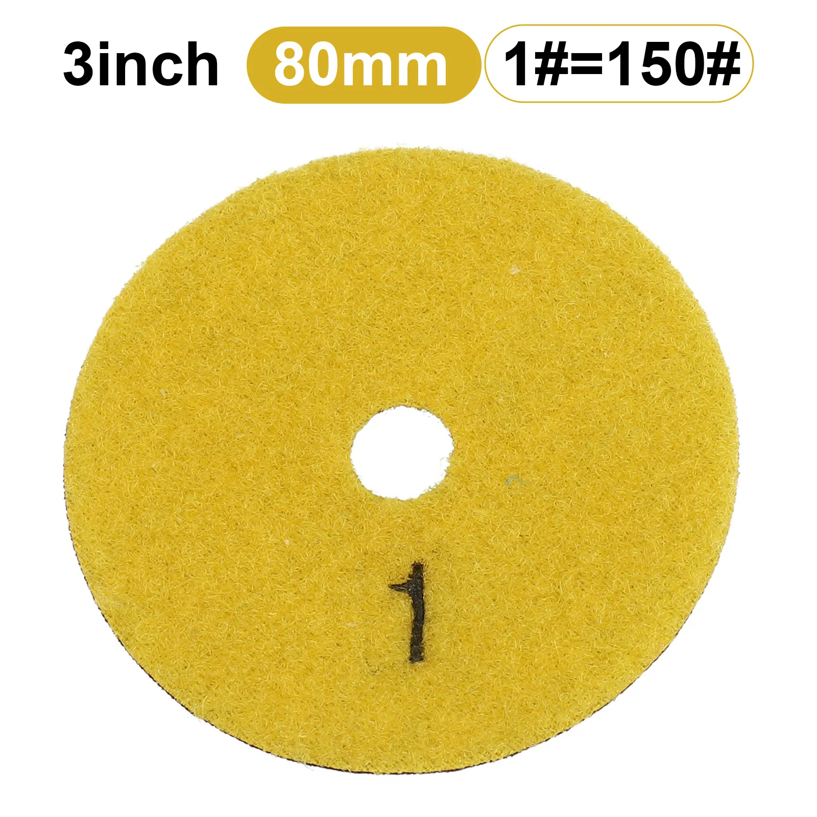 1Pcs 3 Inch Diamond Dry Polishing Pad Sharp-Type For Granite Marble Sanding Disc Flexible Pad For Grinding Polishing Cleaning