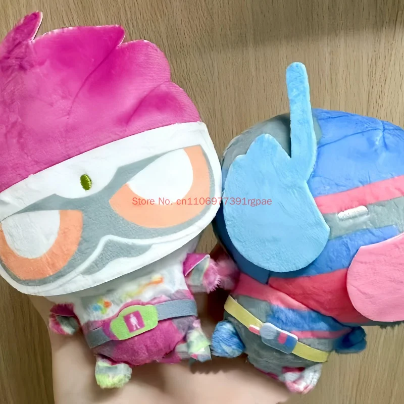 New Hot 10cm Kamen Rider Zzz Build Denou Cotton Doll Q Version Printed Body Desktop Decoration Mysterious Surprise Birthday Gift
