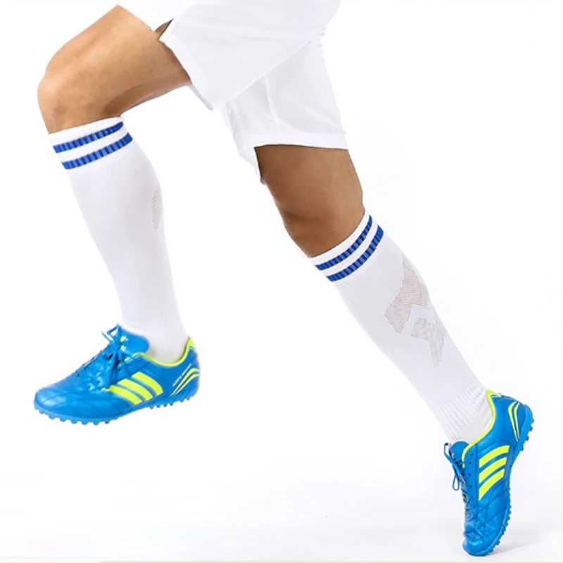 Chaussettes de sport longues pour adultes et enfants, 1 paire de leggings de football au genou, football, baseball, rinçage, été