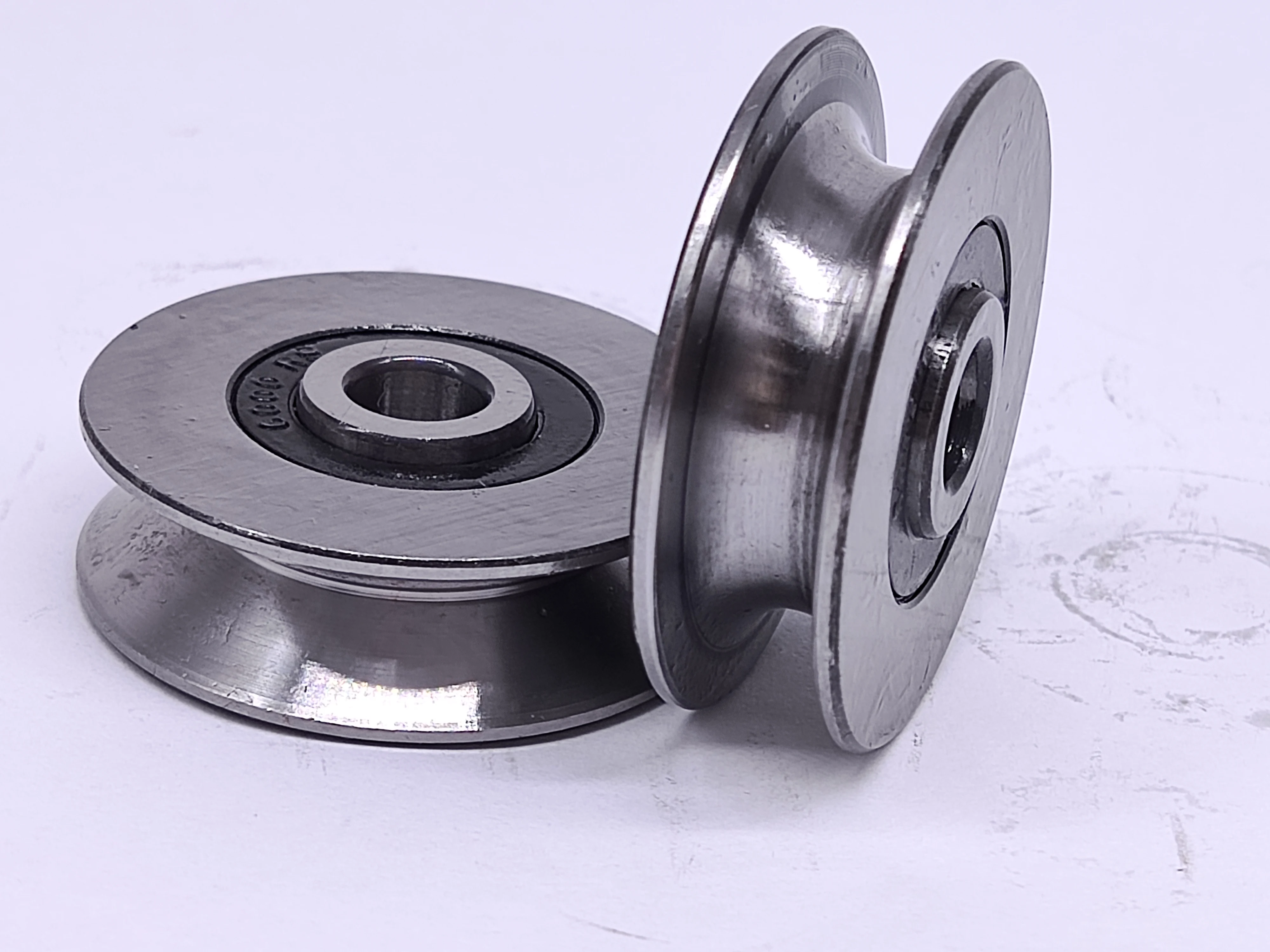 QIPANG 8*40*12/14 VUH 623ZZ Groove Rope Roller Wheel Ball Bearings VUH 624ZZ Wheel Embroidery Machine Rollers Pulley Bearing