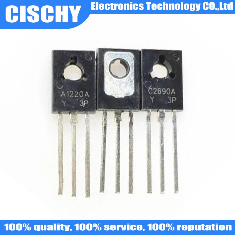 10pcs/lot C2690A-Y A1220A-Y TO126 2SC2690A-Y 2SA1220A-Y 2SC2690 2SA1220 TO-126 In Stock