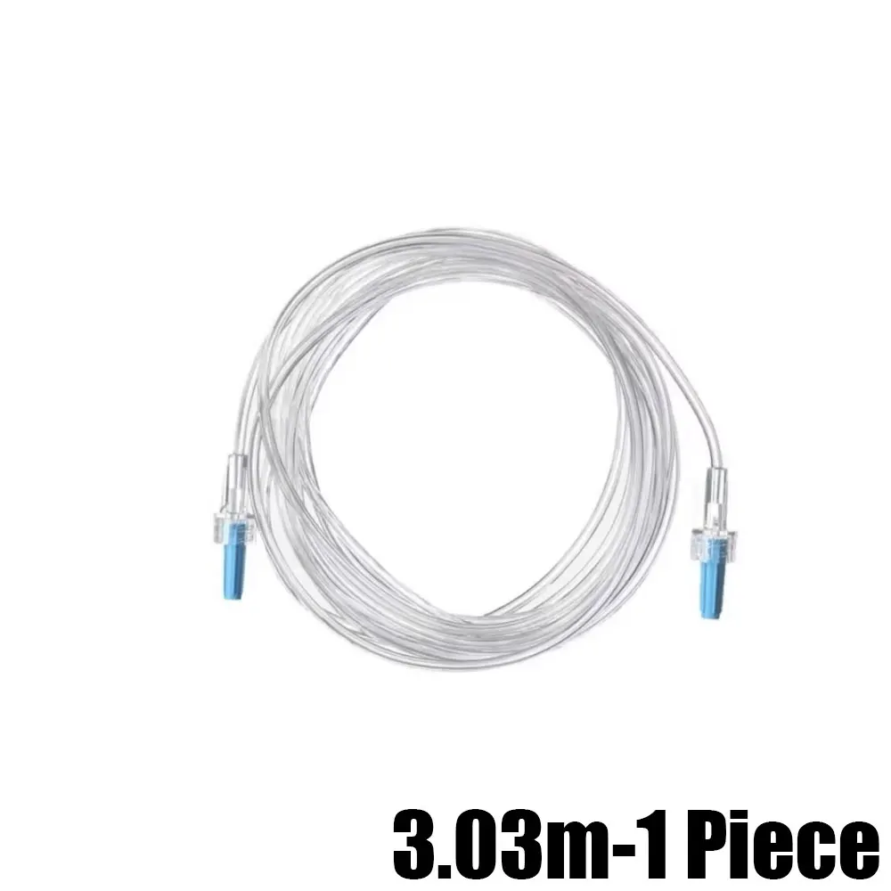 Co2 Sampling Tube，Disposable Medical PVC Gas Sampling Tube with Luer Male Connector EtCO2 Line Gas Sampling Lines Sides