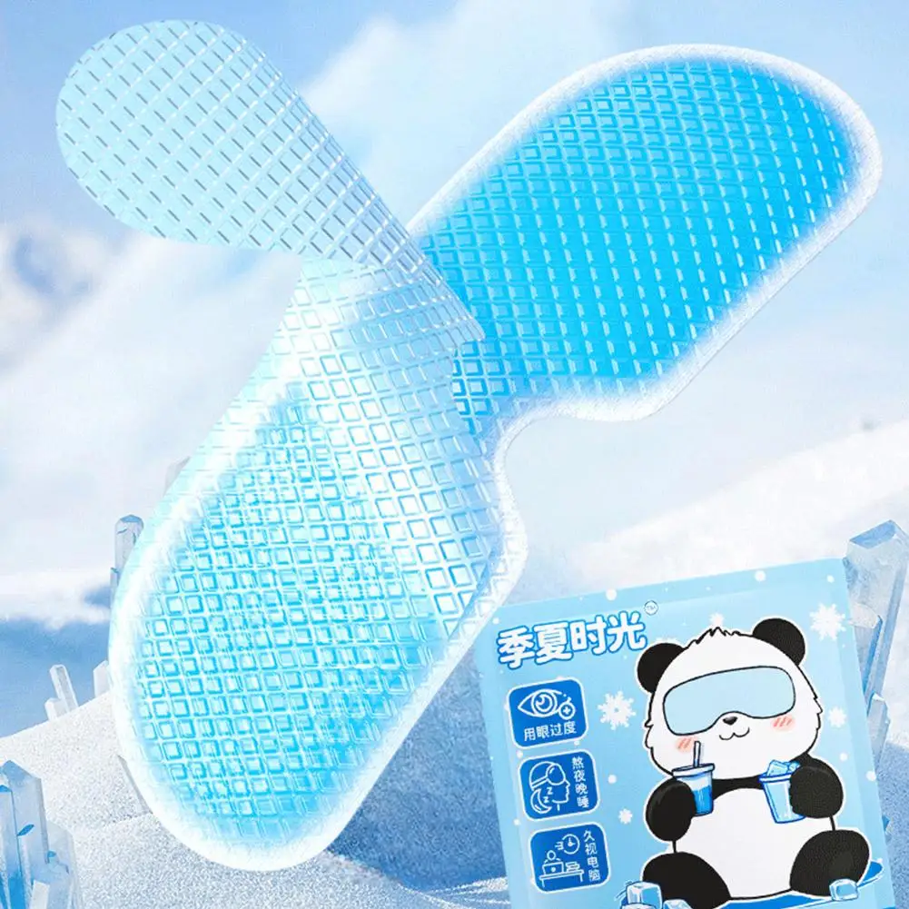 Hot Selling Disposable Ice Eye Patches Hydrogel Eye Protection Relieve Fatigue Herbal Cold Compress Eye Masks - Image 6