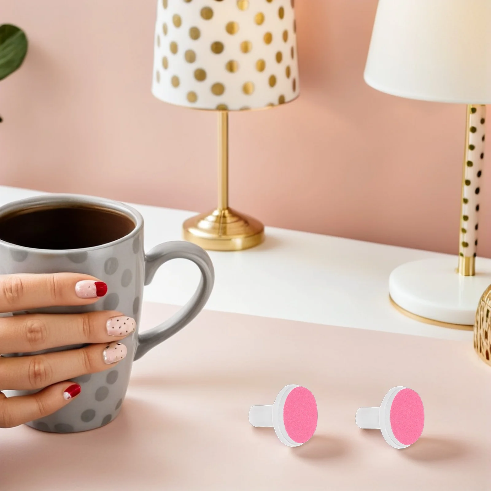 

24Pcs Baby Electric Nail File Pads Replacement Sandpaper Grinding Heads Safe Easy Use for Infant Toddler Nail Trimmer