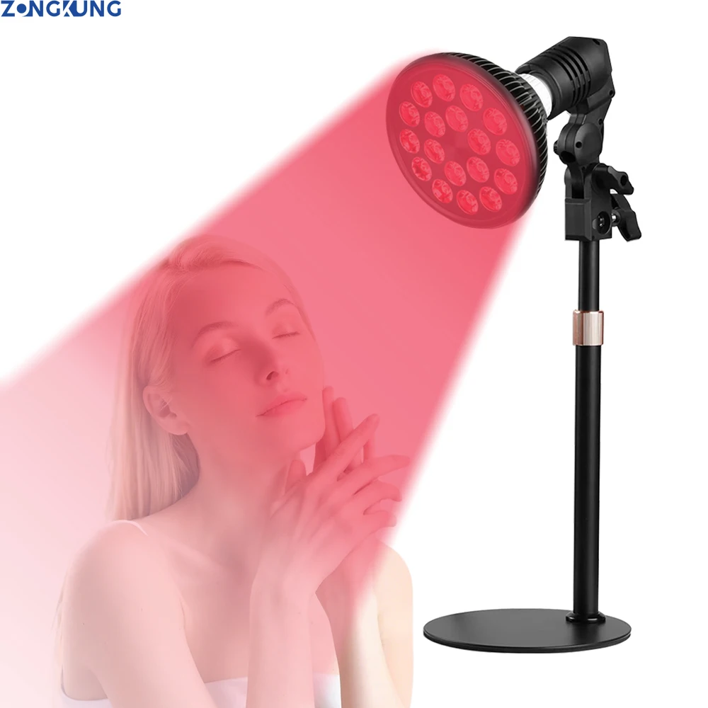 2025 LED 레드 라이트 테라피 기기 660nm&850nm 적색 및 적외선 전구 얼굴 바디 피부 관리 통증 완화