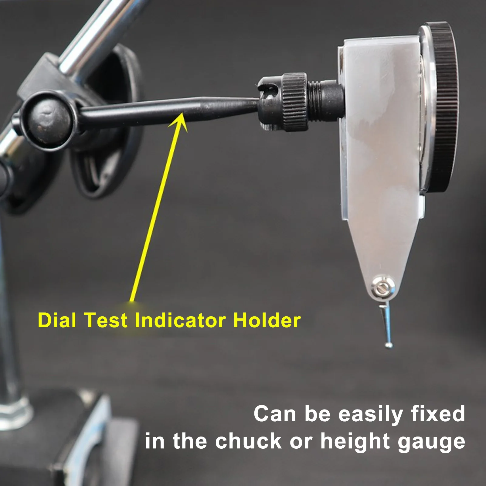 Test Indicator Holder 8x70mm  Dovetail Indicator Arm with Swivel Joint  Test Indicator Holder Indicator Arm