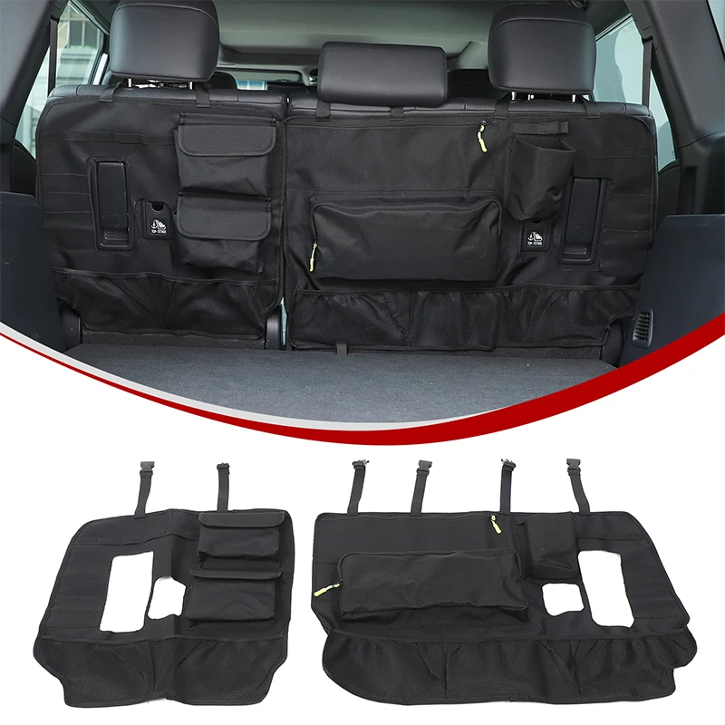 

2Pcs Oxford cloth For Toyota Land Cruiser Prado 250 LC250 2024-2025+ car rear seat back tool storage hanging bag Car accessories