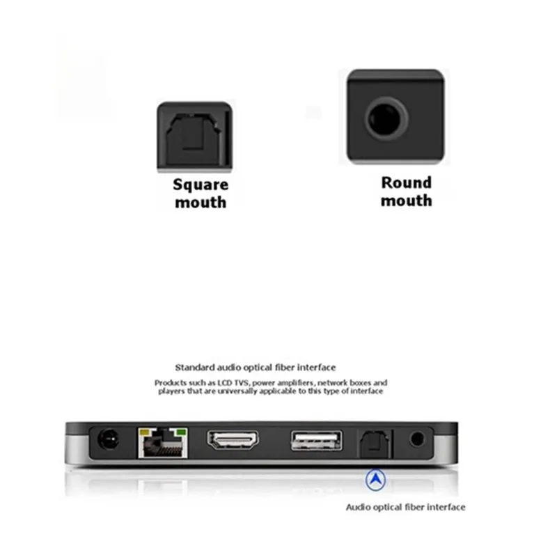 LXYB18B Digital Sound Toslink To Mini Toslink Cable For PC TV(1.5M)