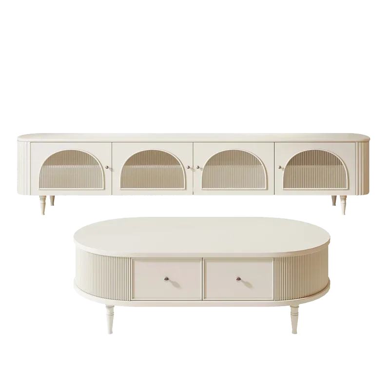 منظم حديث حامل تلفاز مصمم إسكندنافي فاخر كريمي طاولة تلفاز خزائن غرفة المعيشة Suporte Para Tv أثاث قاعة المدخل #6