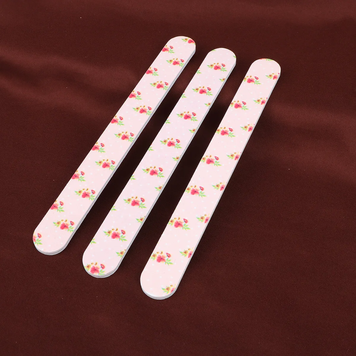 

20pcs Double Sided Nail Files Buffers Printed Emery Board Manicure Accessories Shaping Smoothing Natural False Nails Extensions