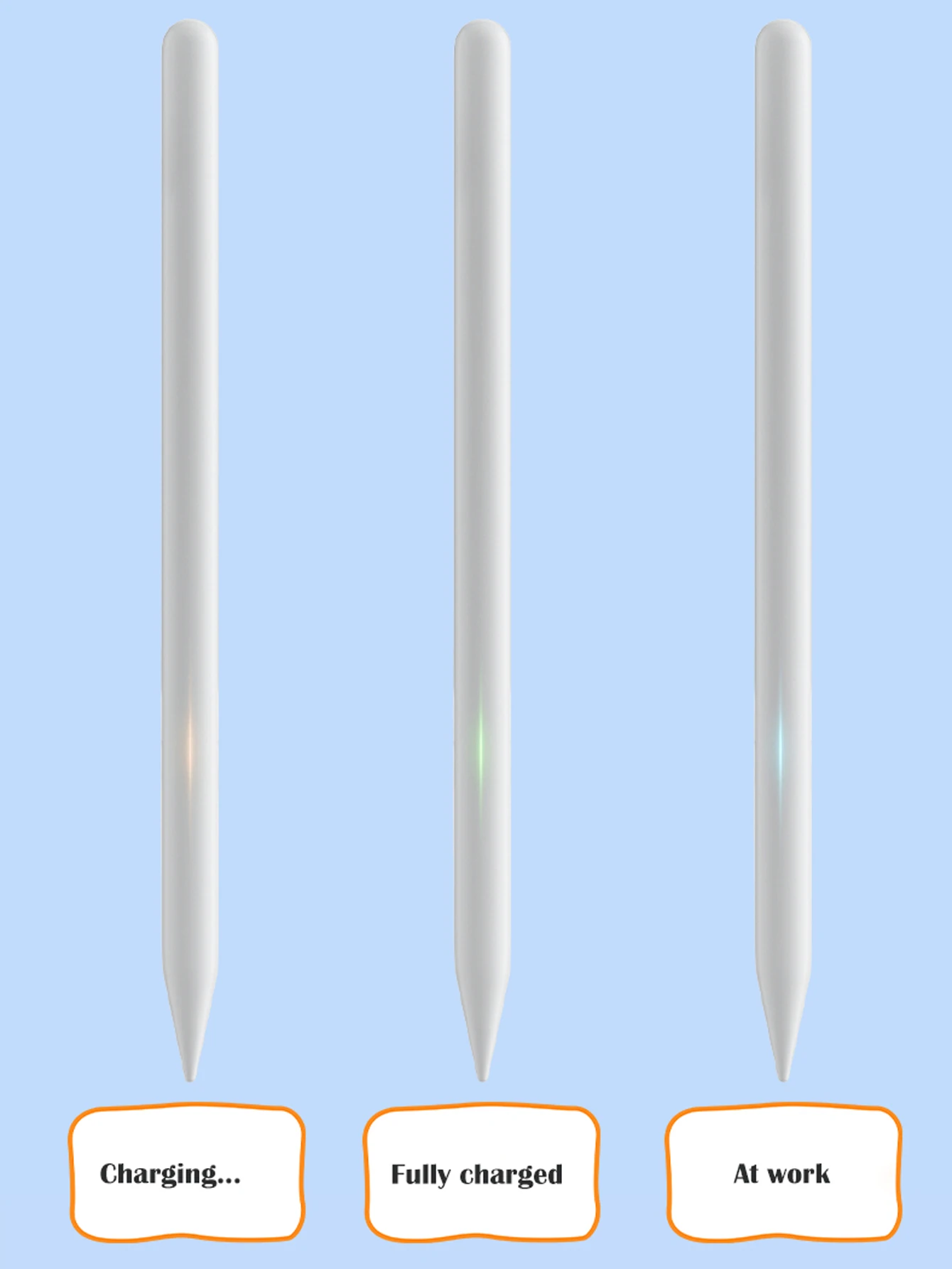 13 mins Fast Charging Stylus Pen for iPad with Tilt Bold Function. Palm Rejection Magnetic Attach.Digital Power Display