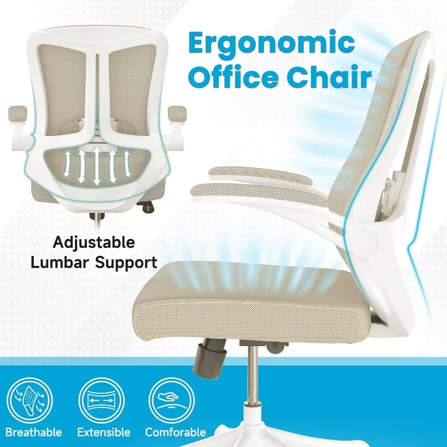 Mesh Office Computer Desk Magerial Executive Chair Ergonomic High Back Comfy Swivel Gaming Home Chairs with Wheels Comfortable