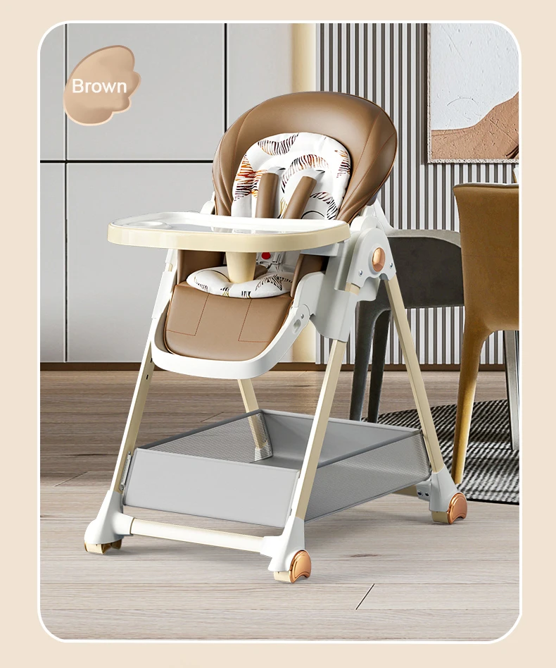 Eetstoel Babystoel Baby Voeding Stoel Baby Eetstoel Voederstoel Eettafel Eetstoel Met Wielen Dubbele Tafels Baby Tafels