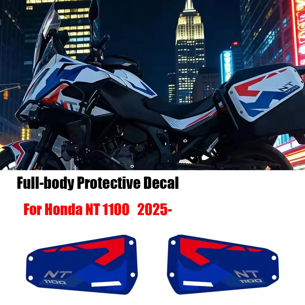 For Honda NT1100 Waterproof 2025 Motorcycle Scratch-Resistant Paint Protection NT1100 Suitcase Applique Full-body Protective Dec