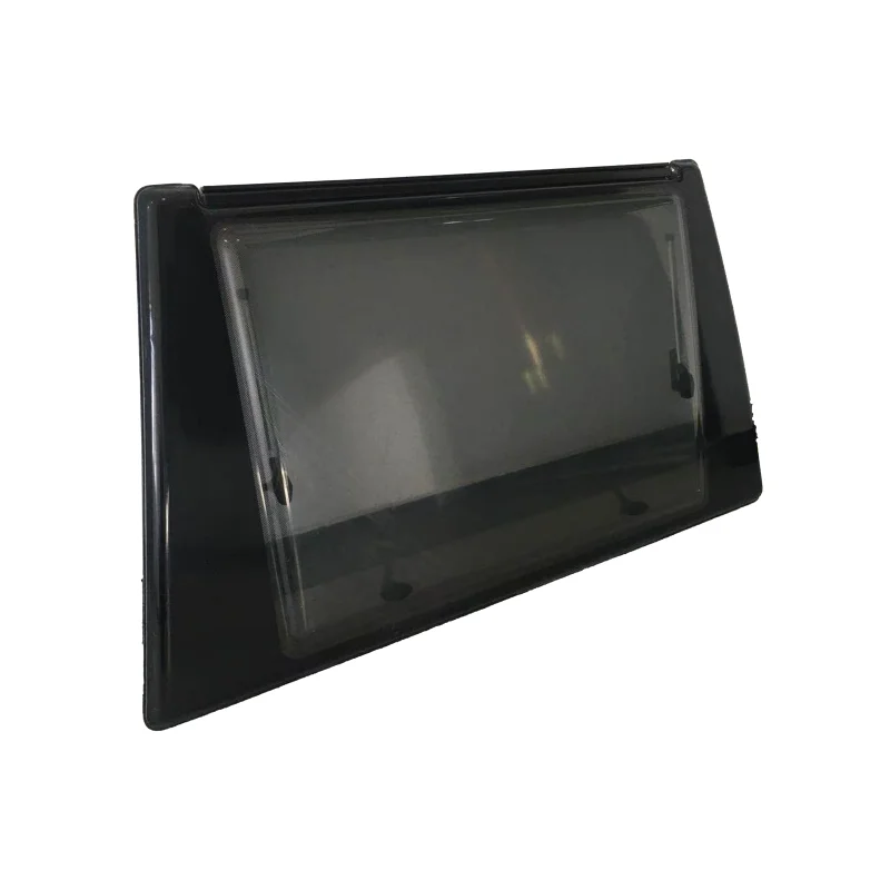 Anti UV Curved Motorhome Skylight Pleated Blind System R3500mm Inner Wall Radian Design 903x603mm