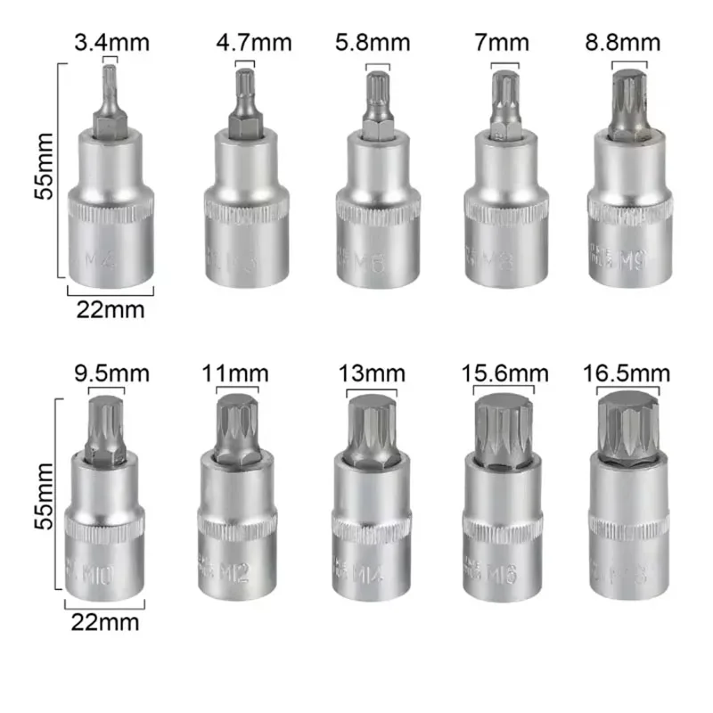 10Pcs 1/2